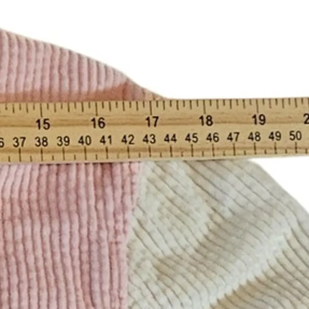 Old Navy Color-Block Corduroy Jacket for Girls, Pink White Size XL (14-16)